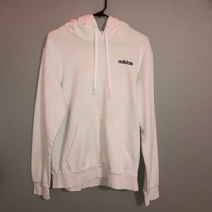 White Adidas hoodie